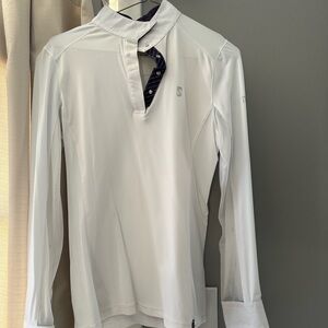 White Long Sleeve tredstep Shirt